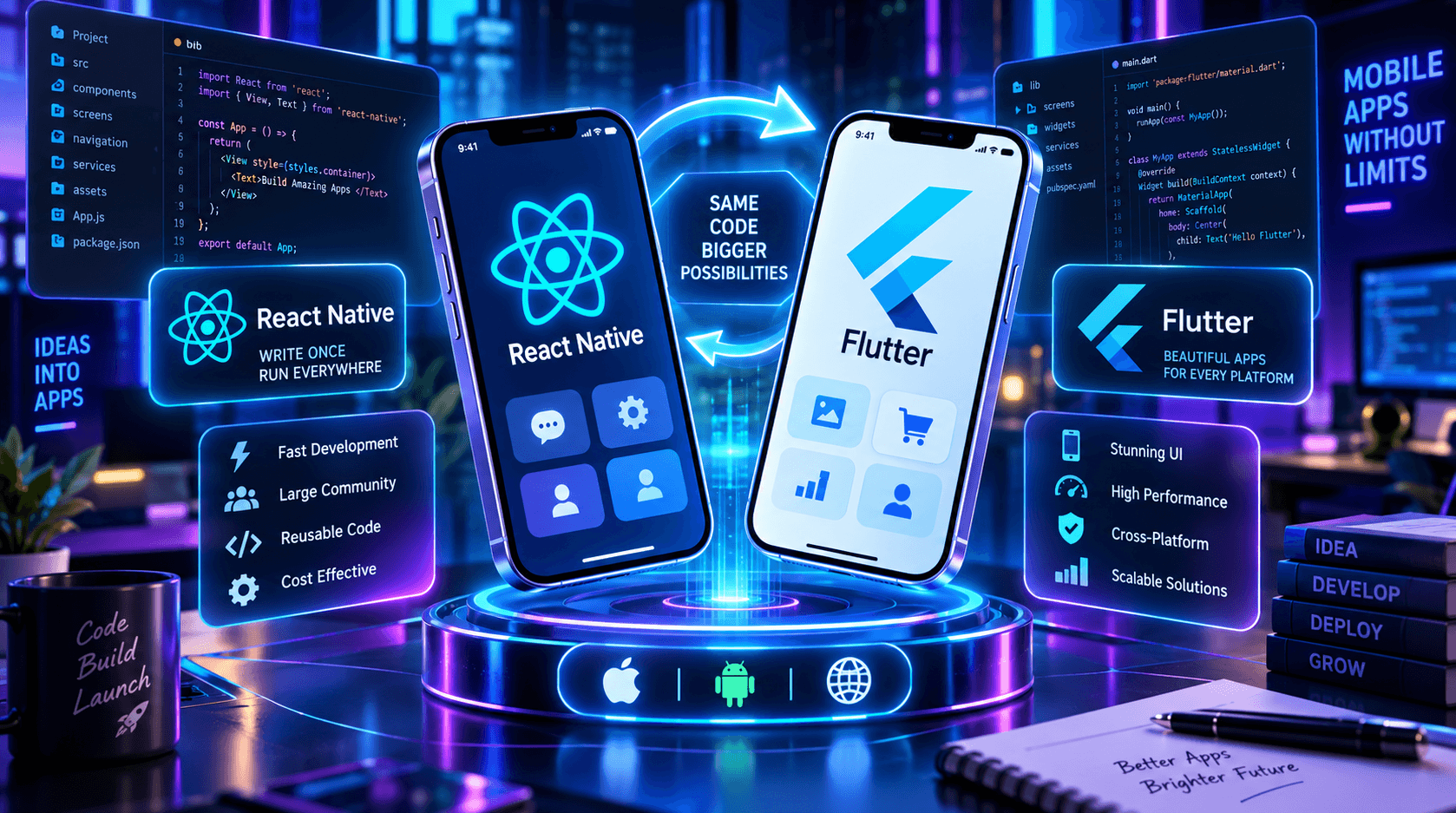 React Native & Flutter Development